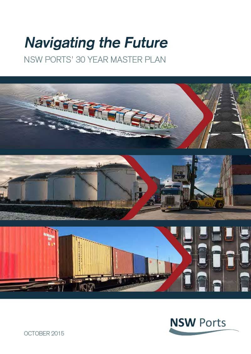 Navigating the Future - NSW Ports' 30 Year Master Plan