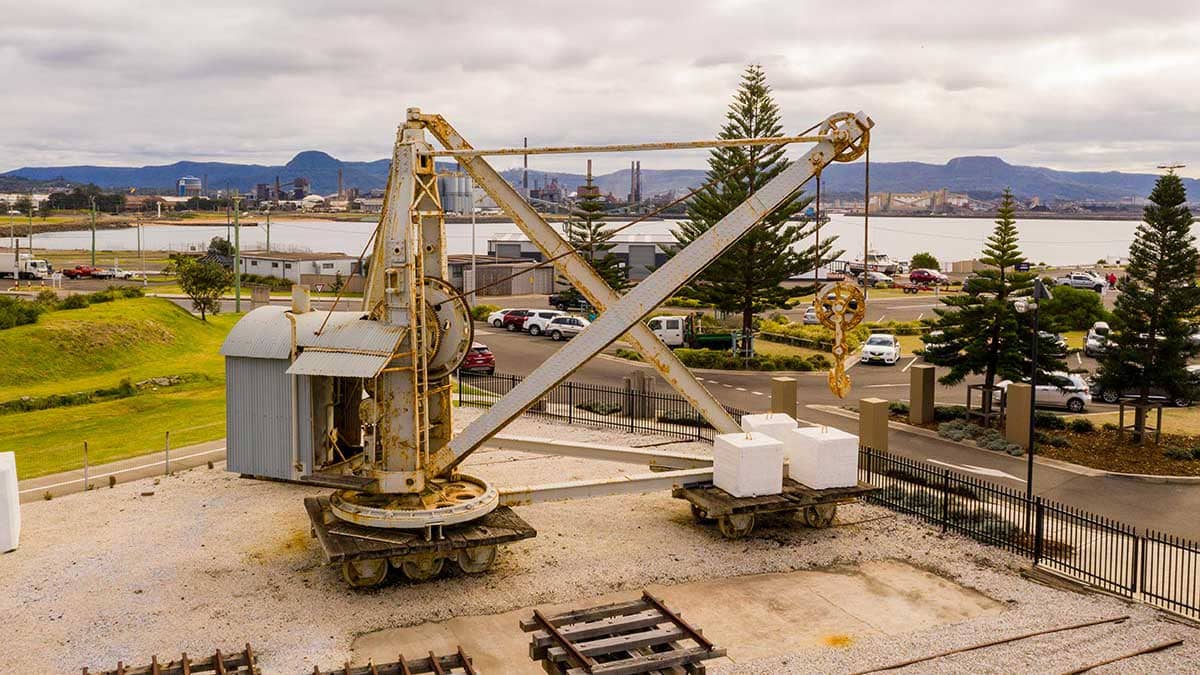 Mobile Block Setting Steam Crane