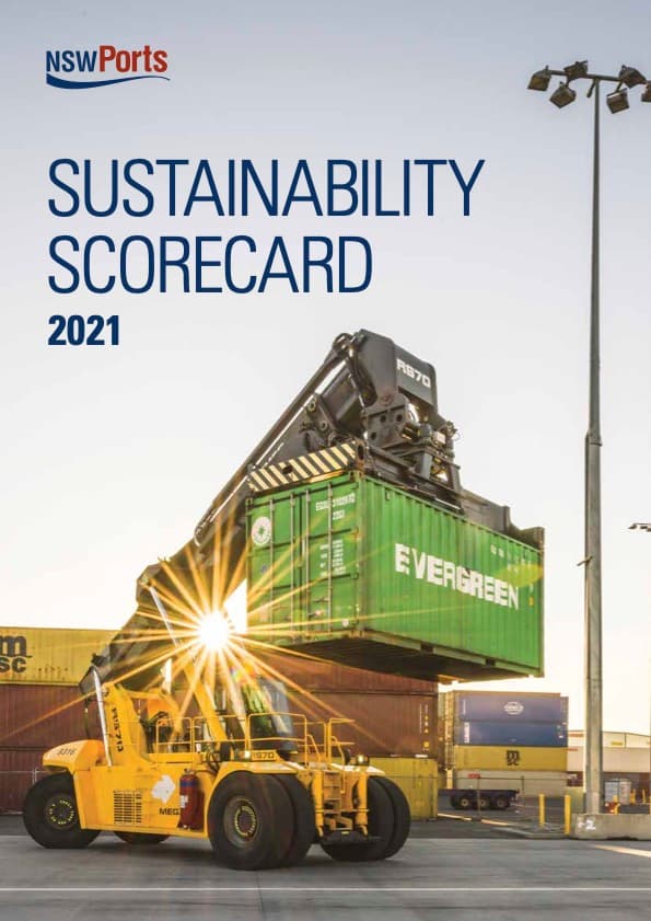 NSW Ports Sustainability Scorecard 2021