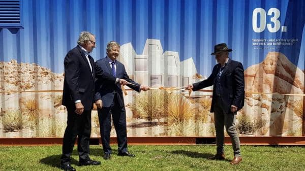 Chairs opening Wollongong Container