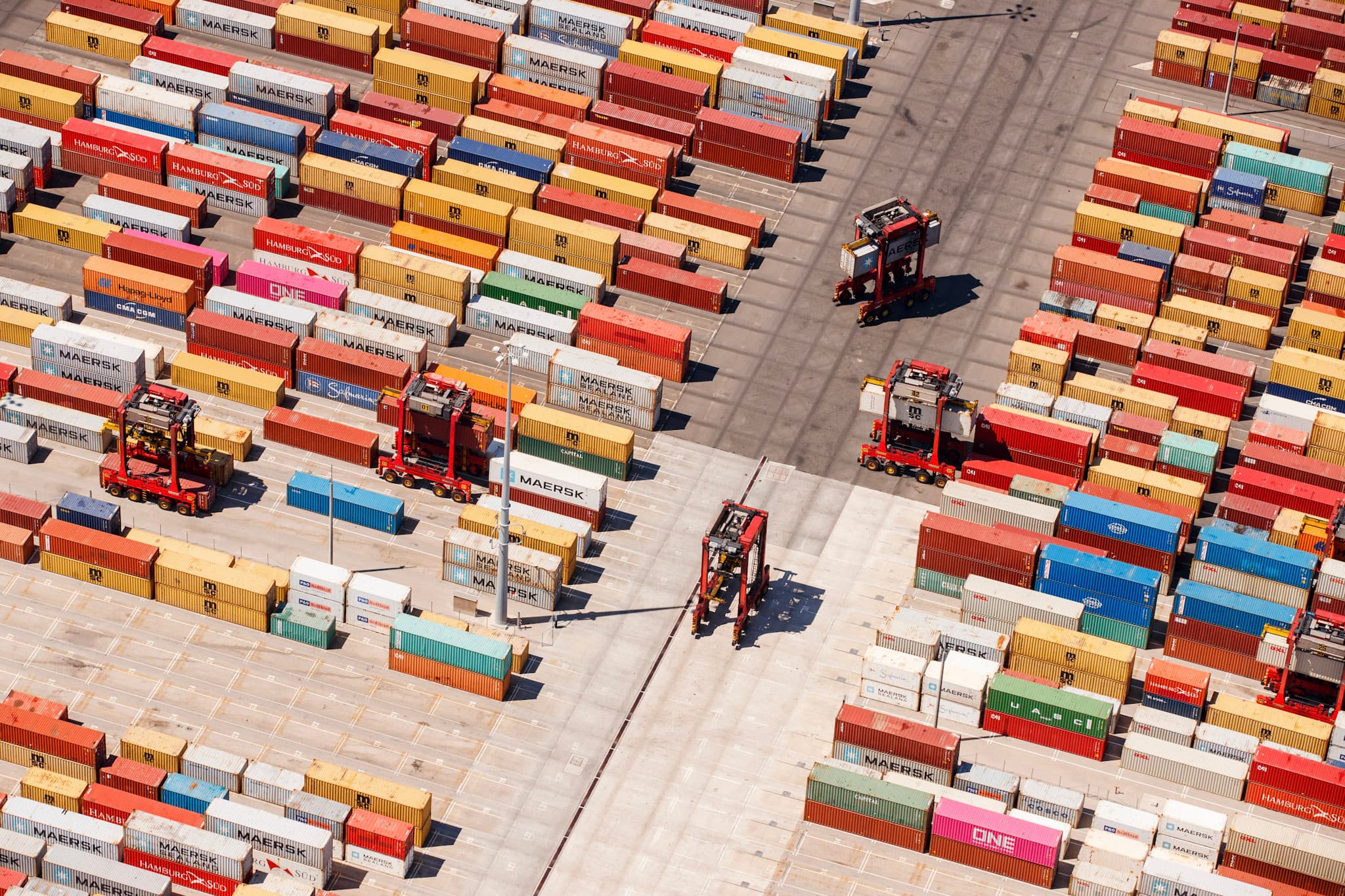 Container trade at Port Botany