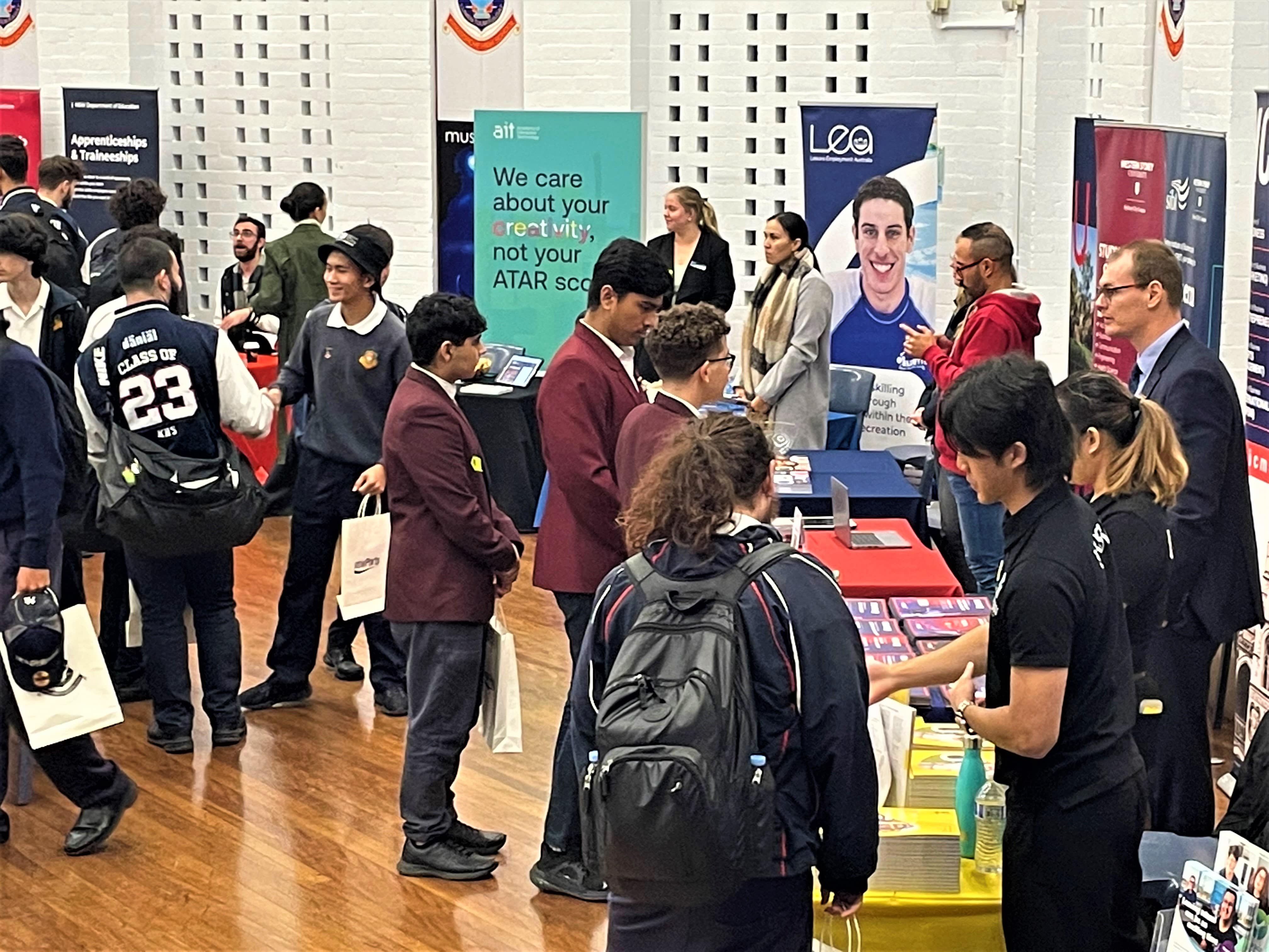 Students at Expo 