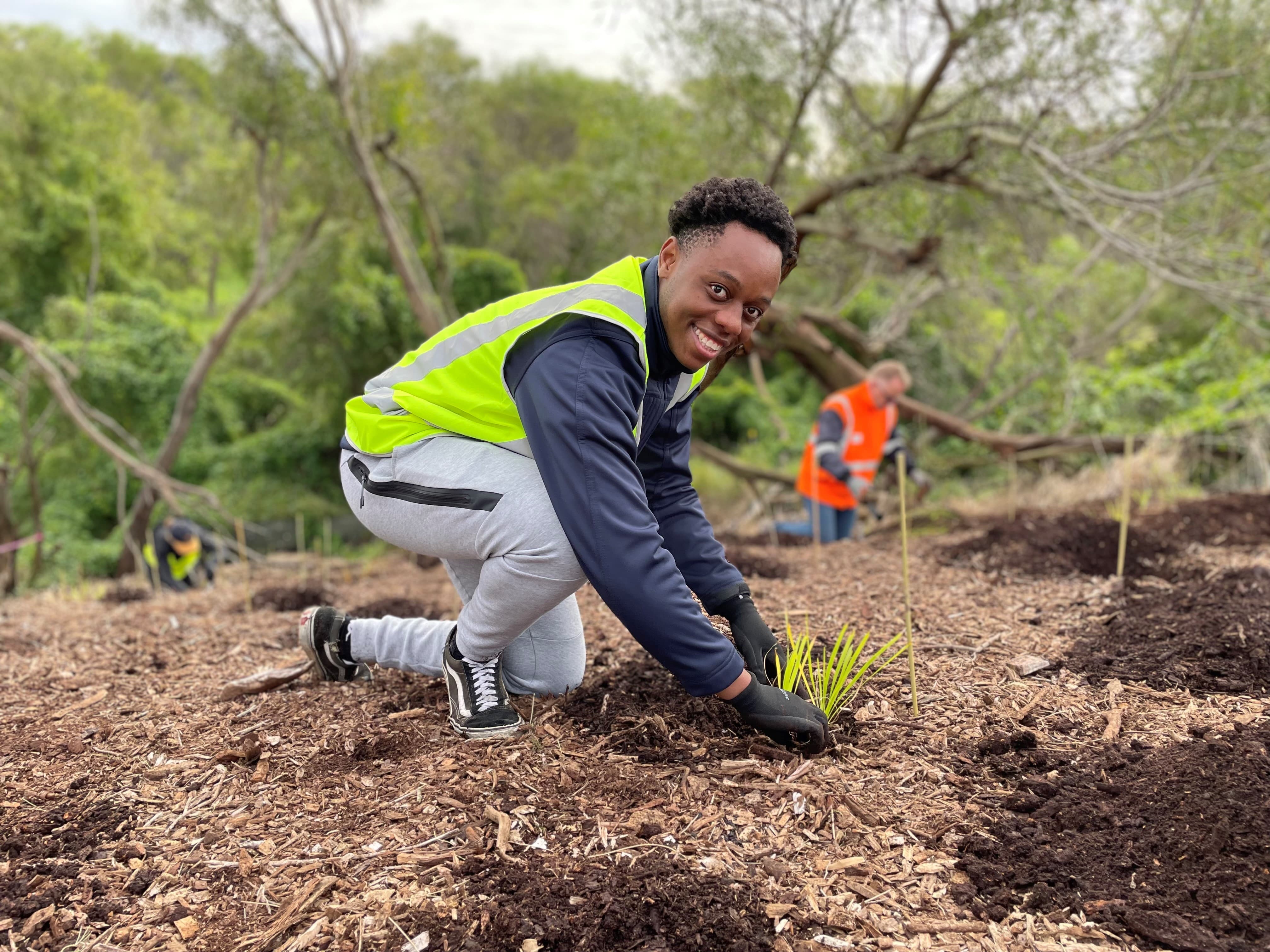 Ports Staff Tree Planting